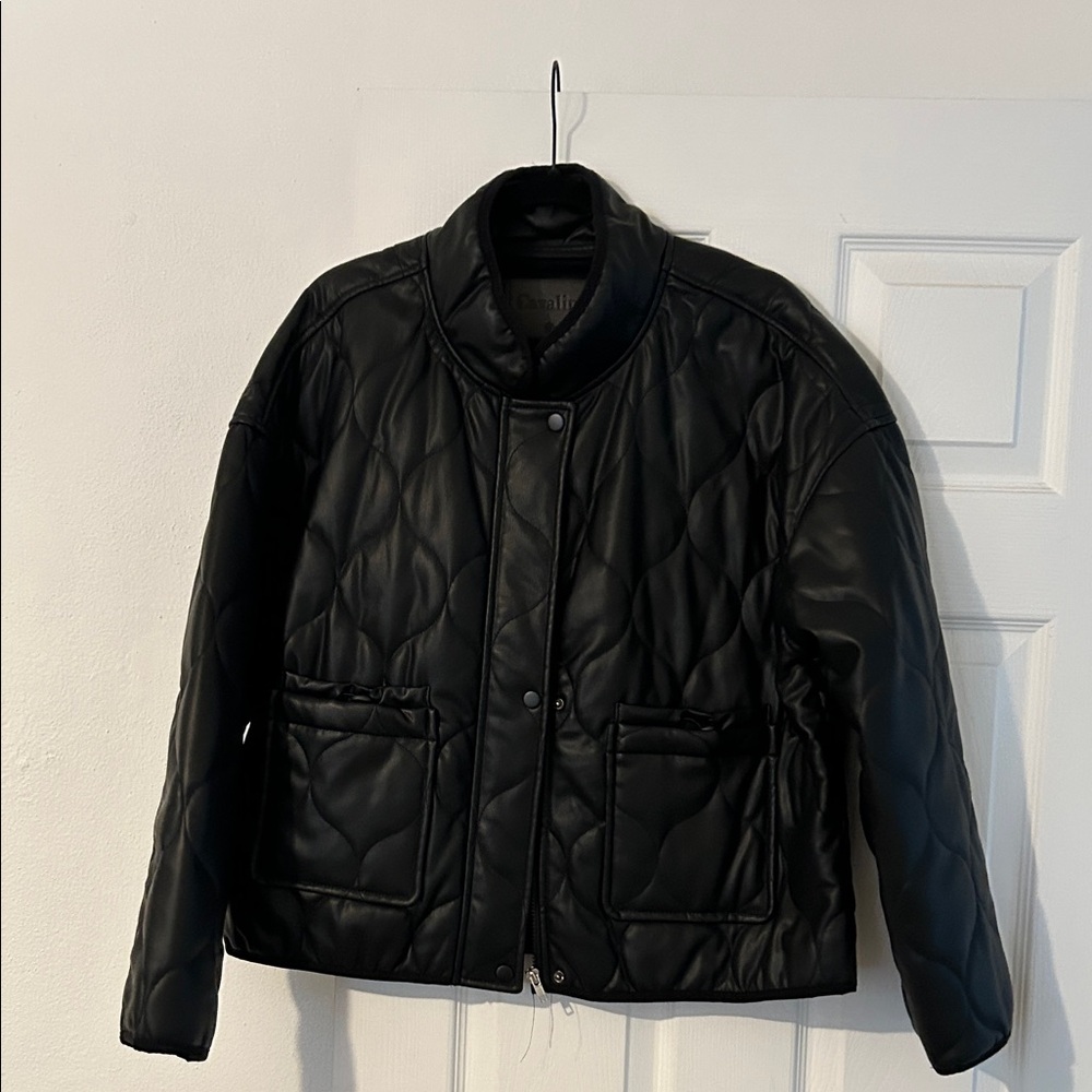 Cavalini Black Leather Jacket